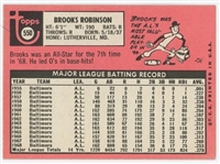 1969 Topps Brooks Robinson #550